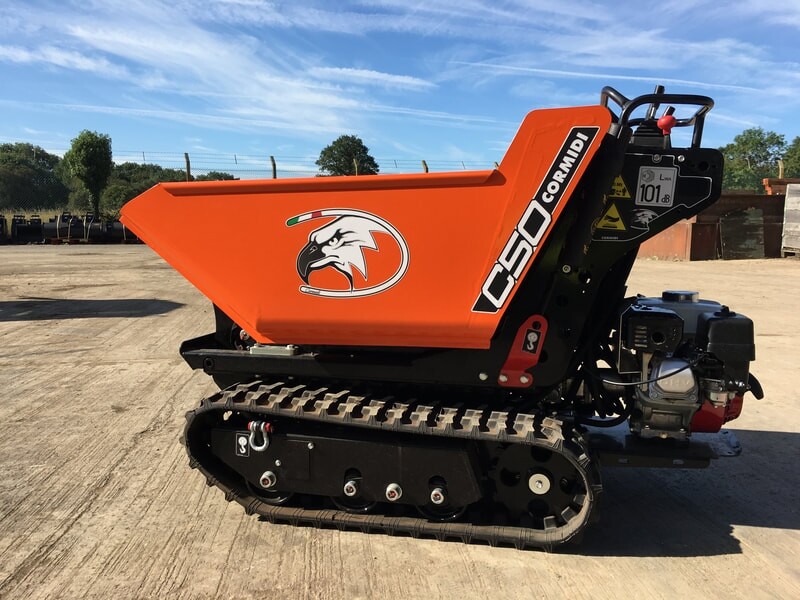 Tracked mini dumper