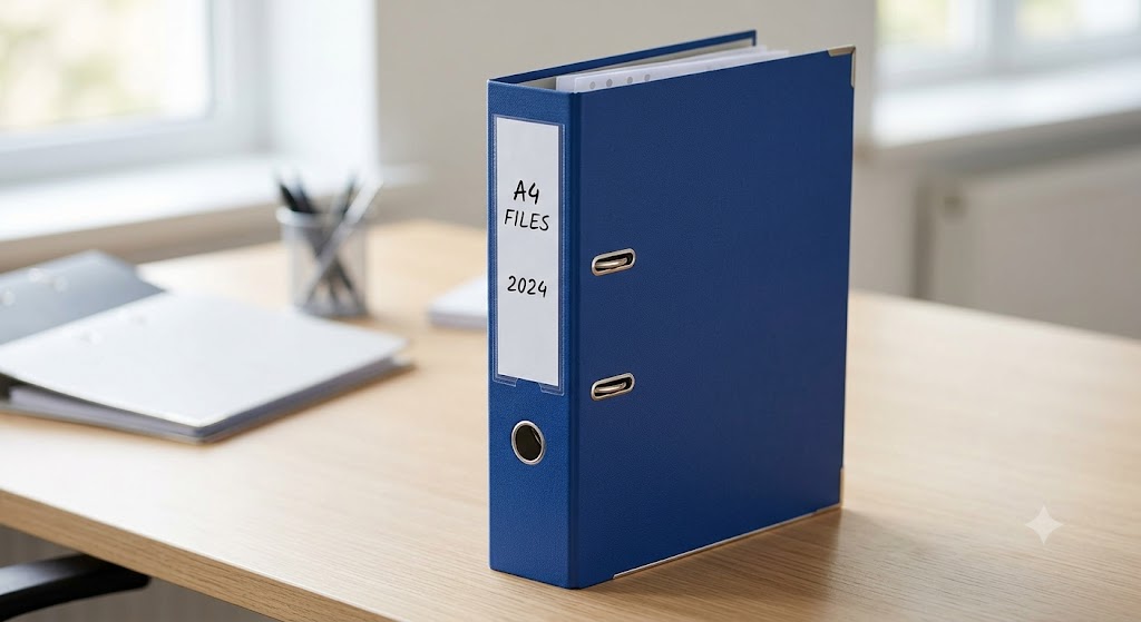 A4 Lever Arch File - BLUE