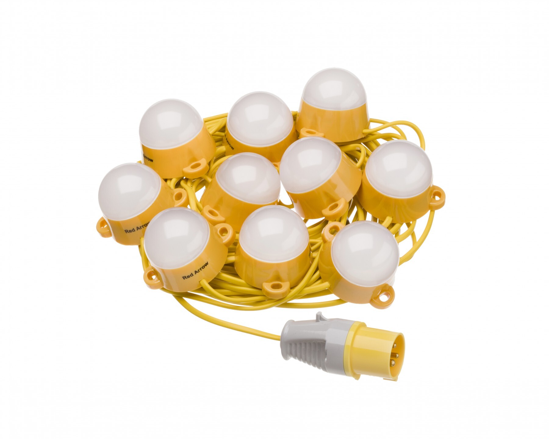 Festoon Light 22m c/w 10 LED Lights 110v