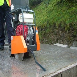 Floor Saw 350mm Petrol Hire