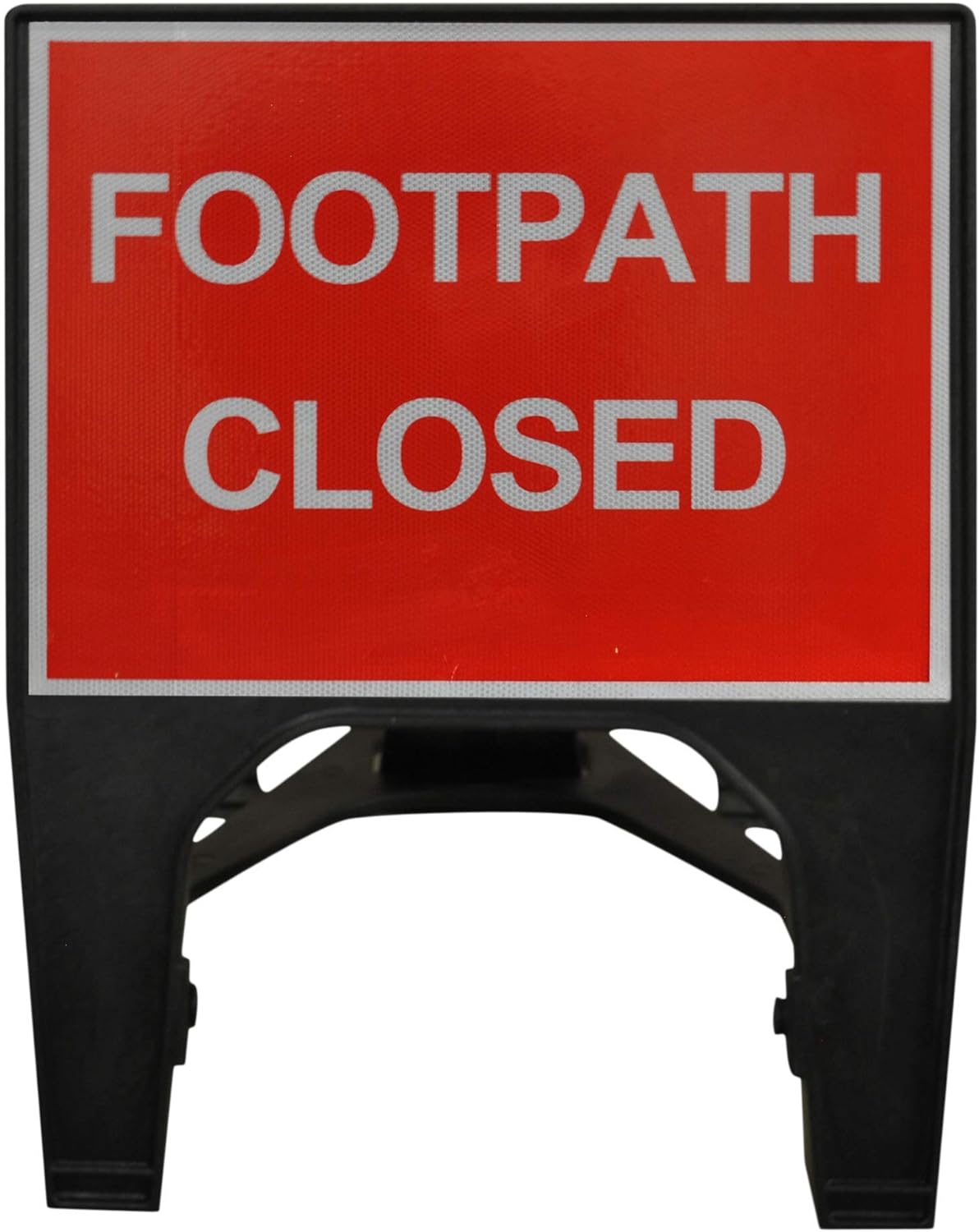 Rigid Plastic Footpath Closed sign