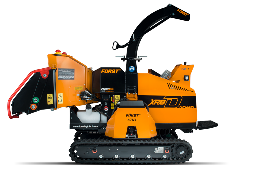 8" Tracked Wood Chipper
