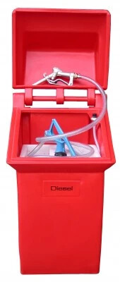 110 Litre Bunded Diesel Fuel Bowser with Handpump