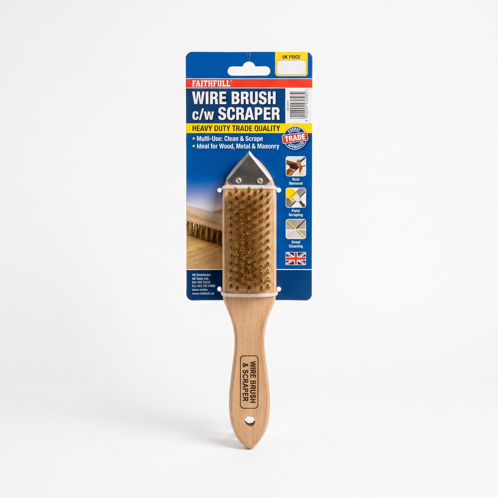 Wire Brush c/w Scraper