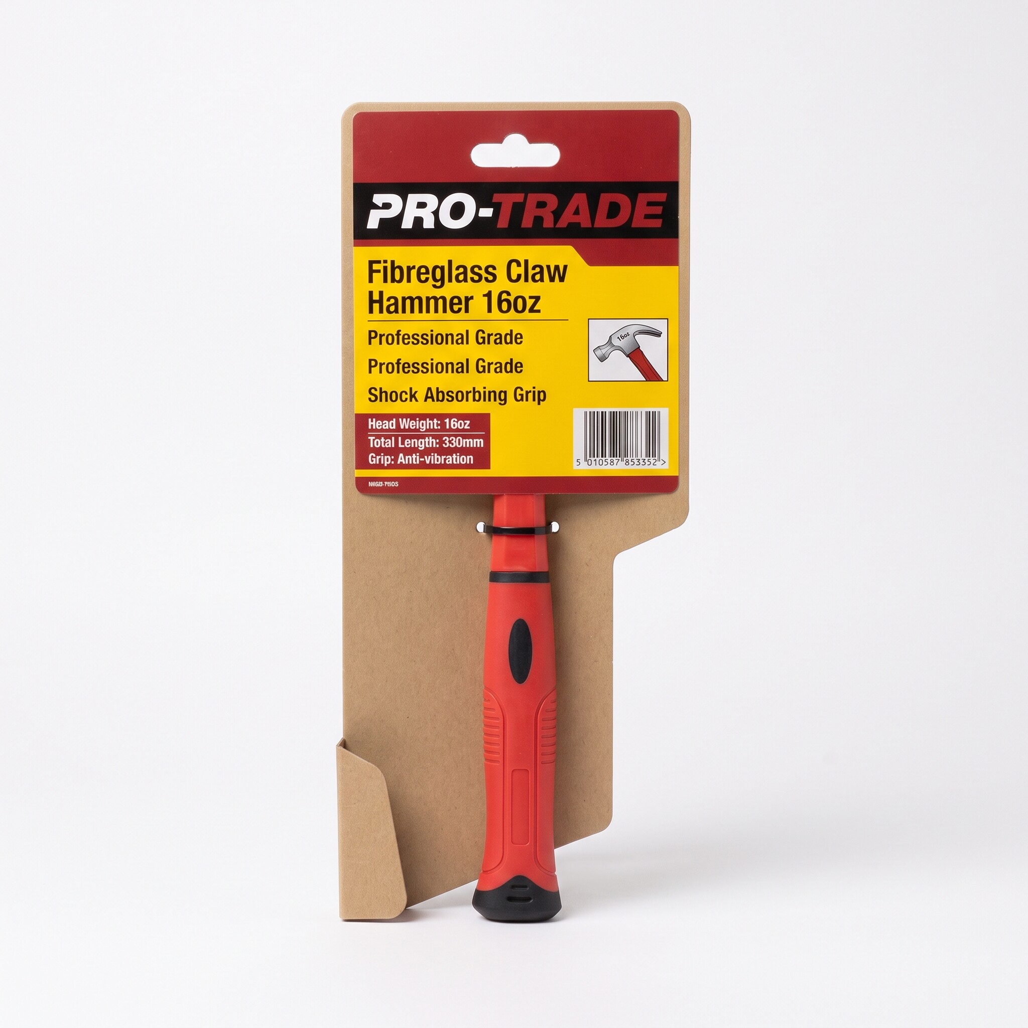 Fibreglass Claw Hammer 16oz