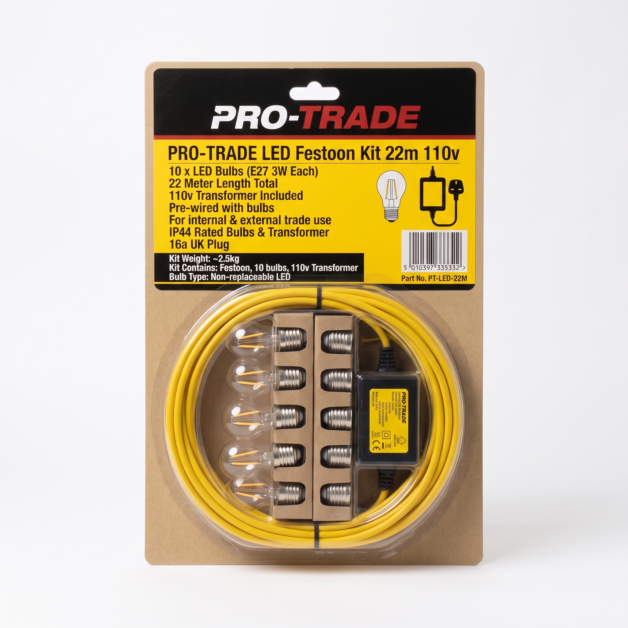 110v 22m LED Festoon Kit