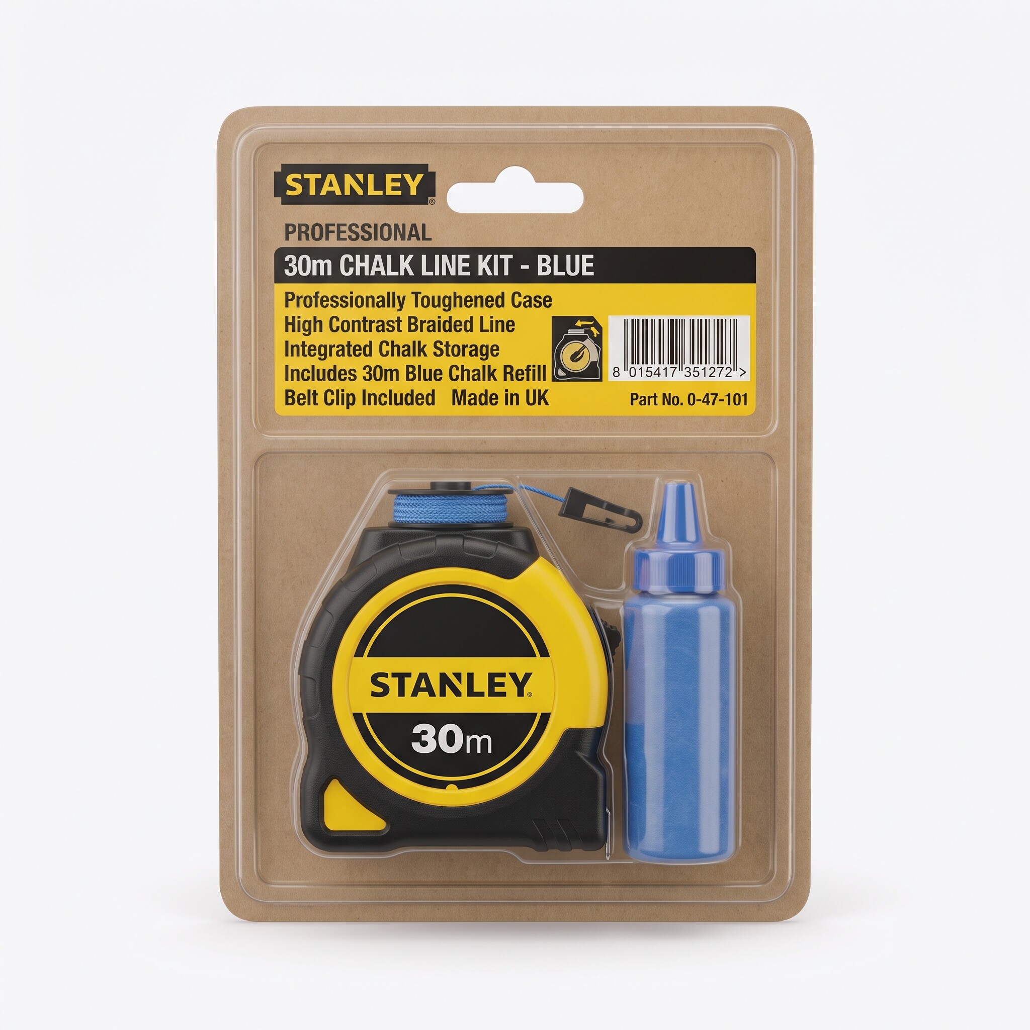 STANLEY Chalk Line 30m Blue