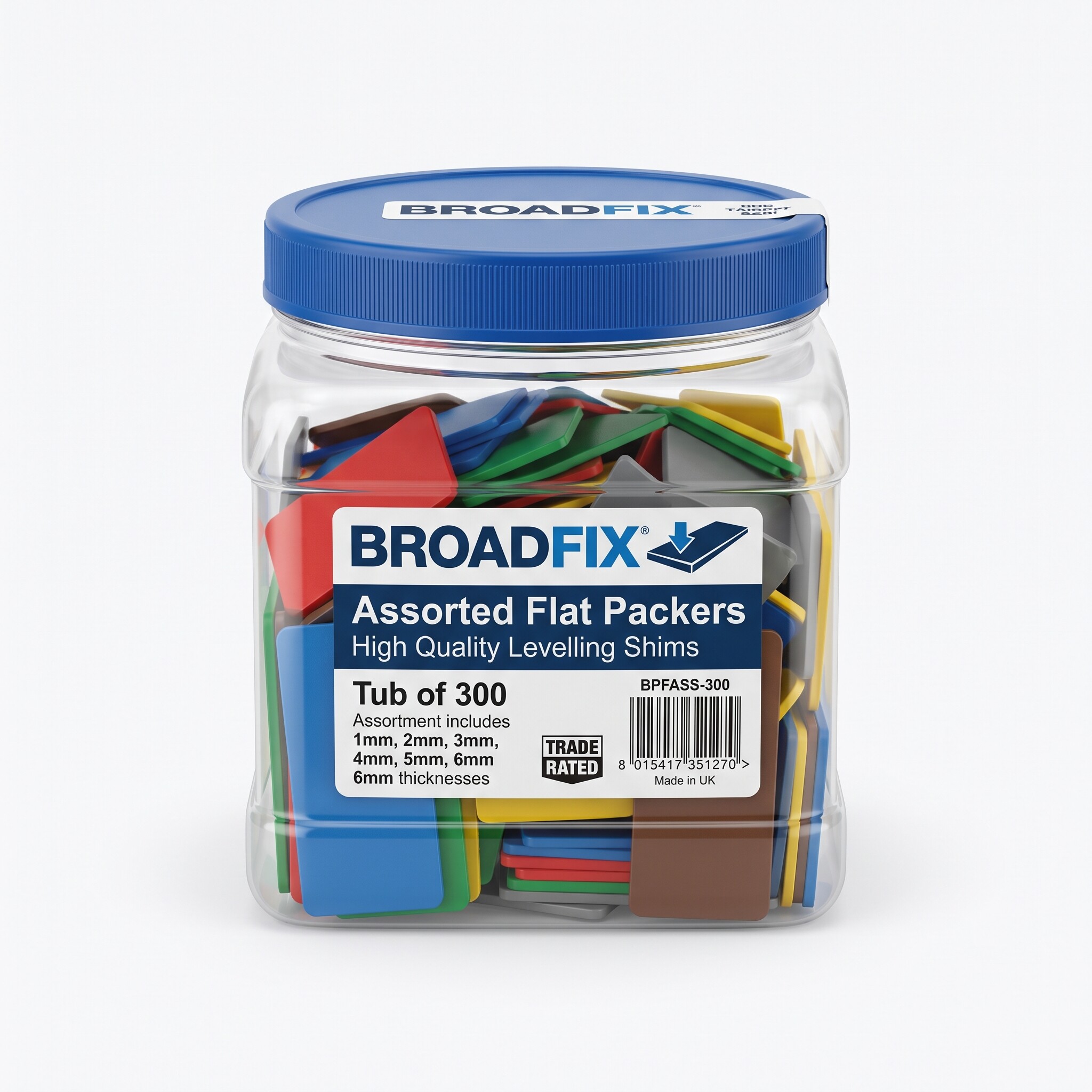BROADFIX Assorted Flat Packers - Tub (300)