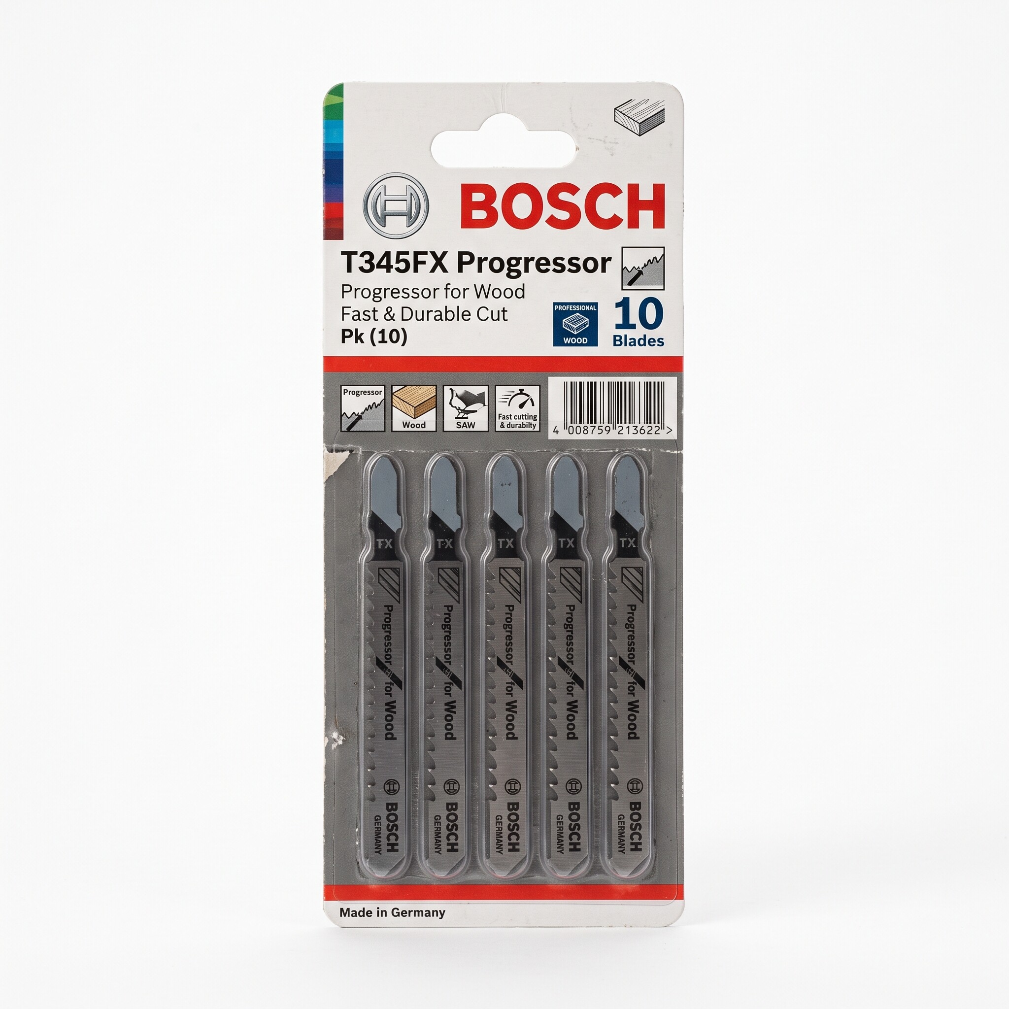 BOSCH T345FX Progressor Jigsaw Blade - Pk (5)