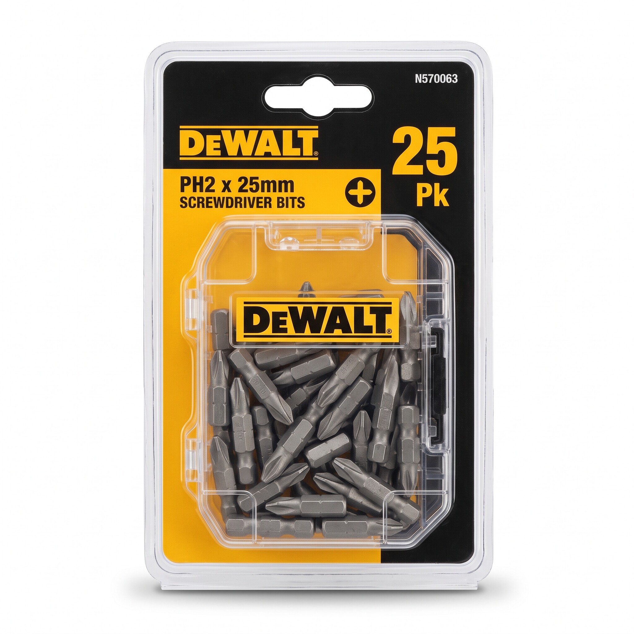 DEWALT PH2 Screwdriver bits 25mm - Pk (25)