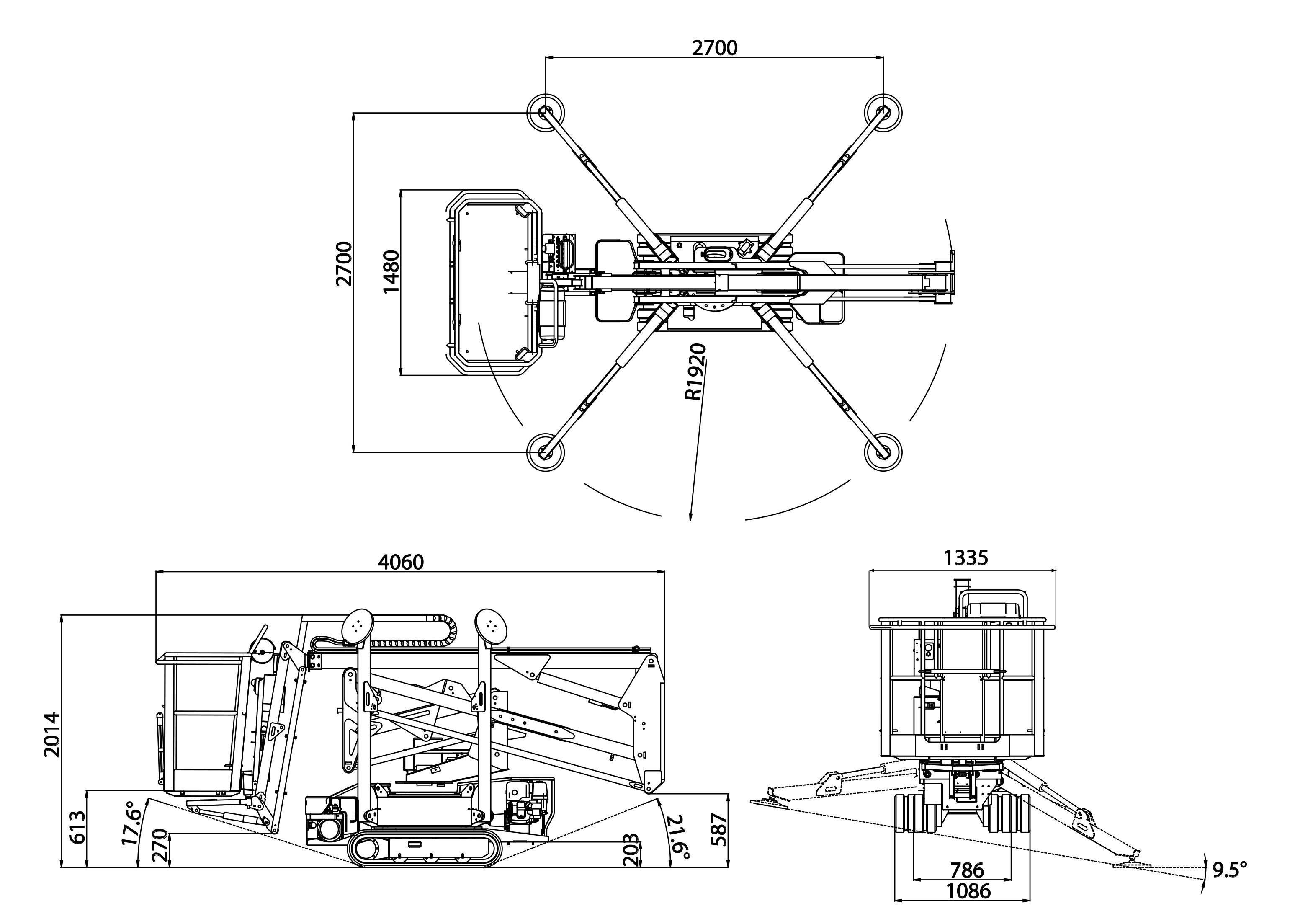 14m Hinowa Spider-Boom