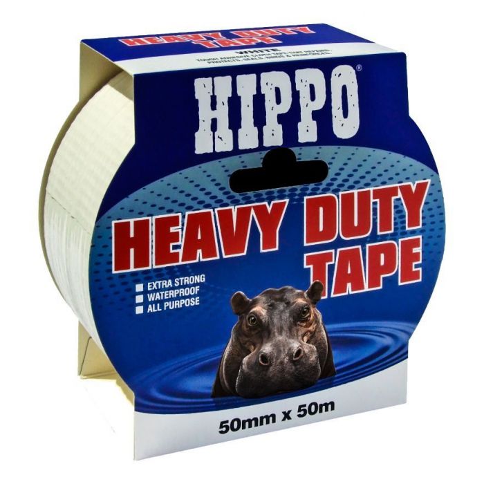 HD Tape White 25m X 50mm