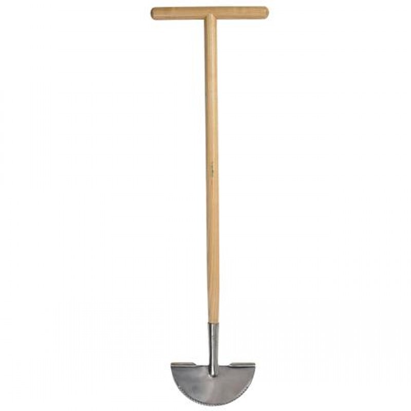 Wooden Handle Half Moon Edger