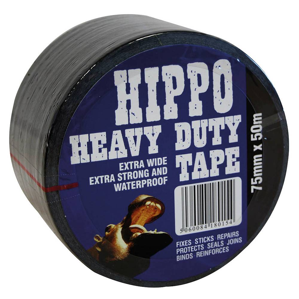 HD Tape Black 50m X 75mm
