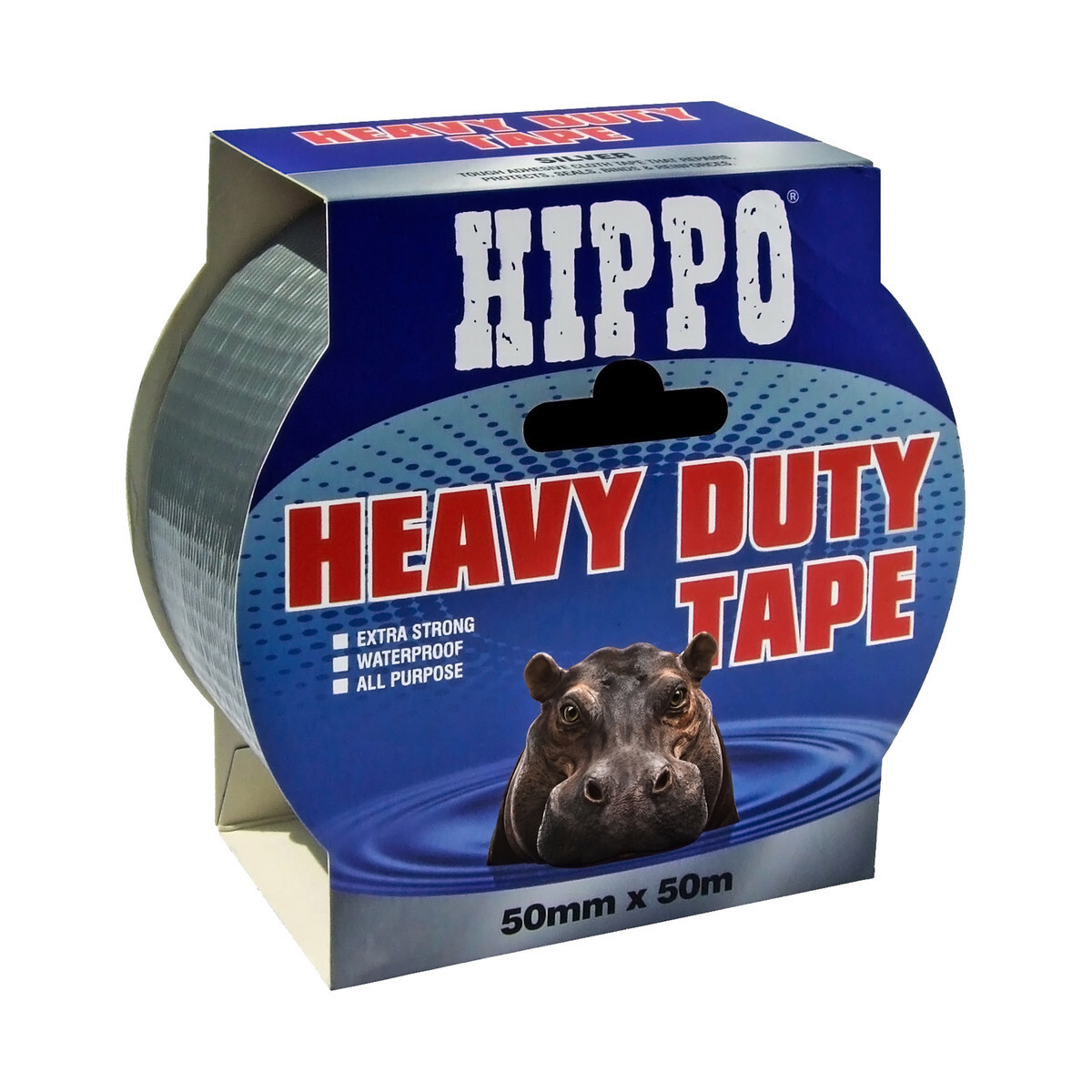 HD Tape Silver Twin 50mm x 50m
