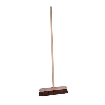 2ft Stiff Broom c/w Handle