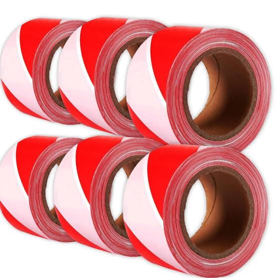 2" Red/White Adhesive Tape