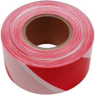 Red/White Barrier Tape - 75x500M