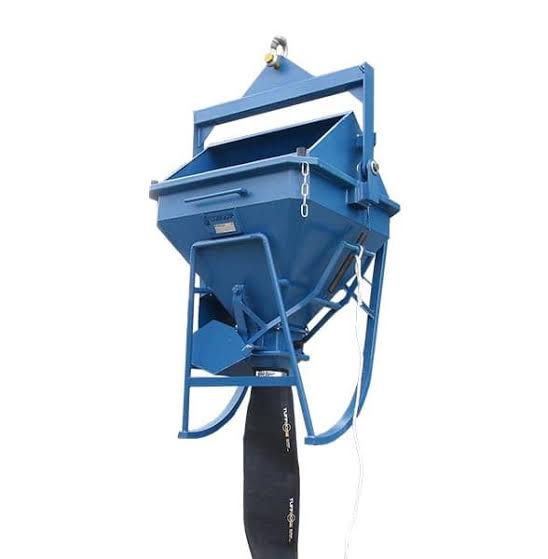 1250l Concrete Skip with Tremmi Tube & Operating Rope