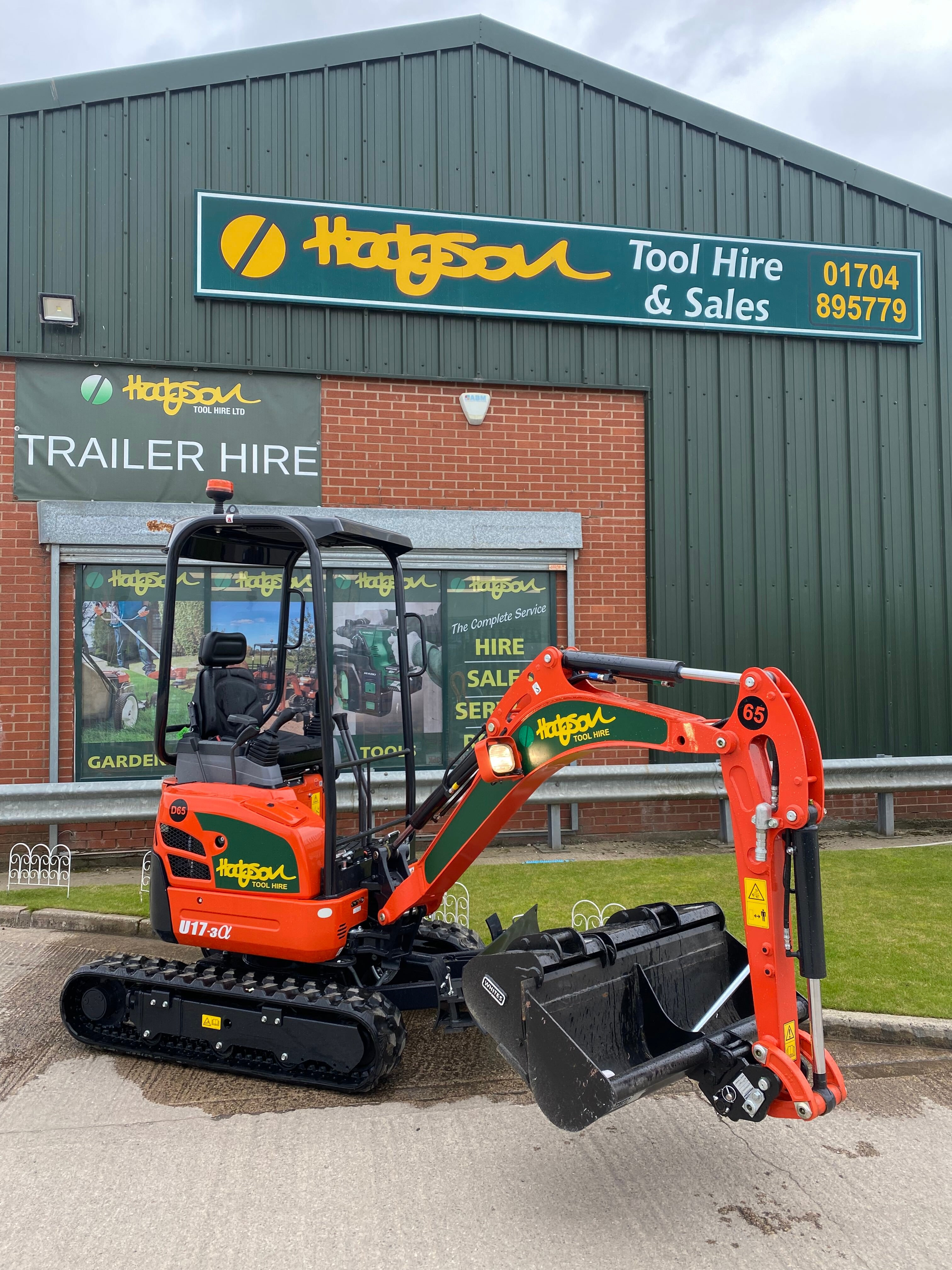 1.7 Tonne Mini Excavator