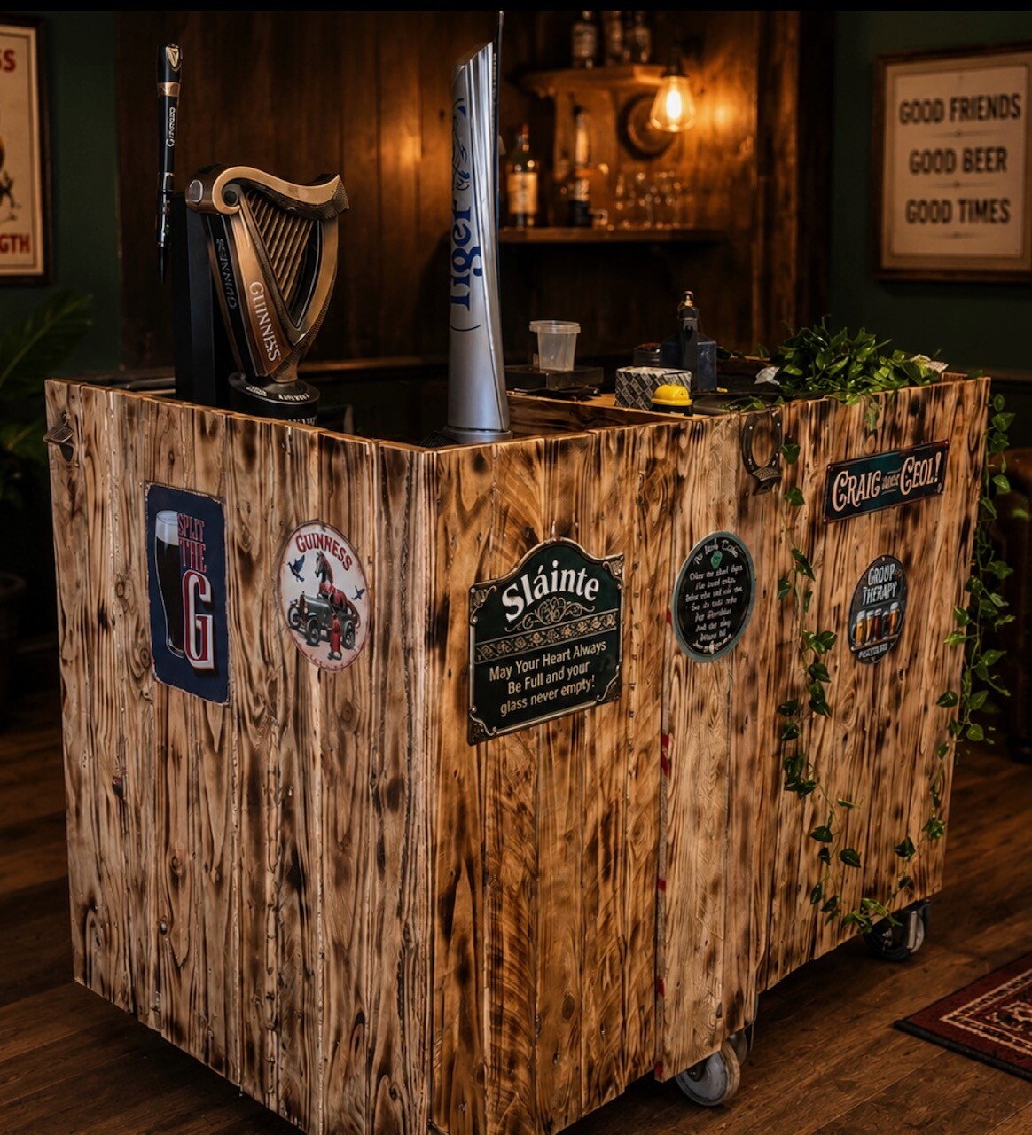 Rustic Portable Bar