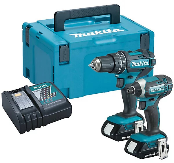 Makita DLX2131 18v Twin Pack DHP482 Combi Drill + DTD152Z Impact Driver - 2 Batt  0 stars