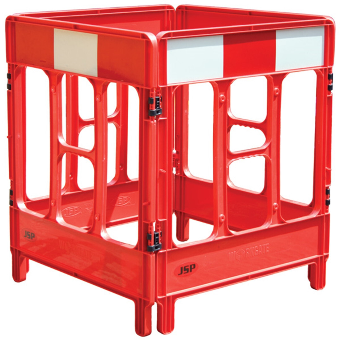 MELBA SWINTEX 4-PART UTILITY PEDESTRIAN BARRIER RED 750MM