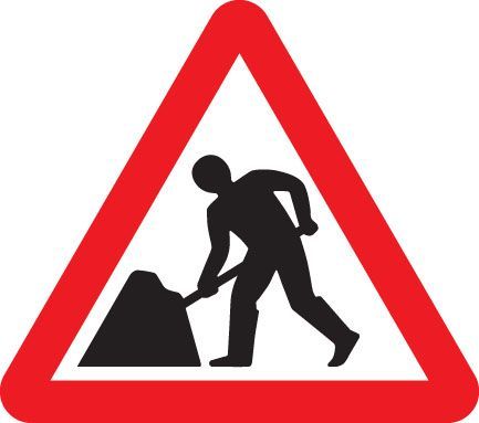 Men at Work sign
