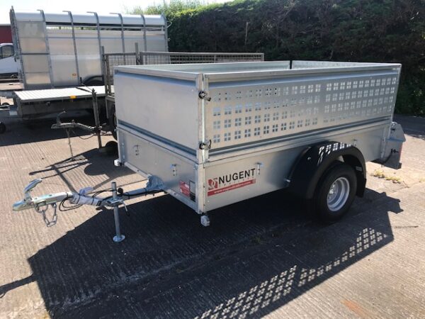 7 x 4 Single Axle High Side Trailer