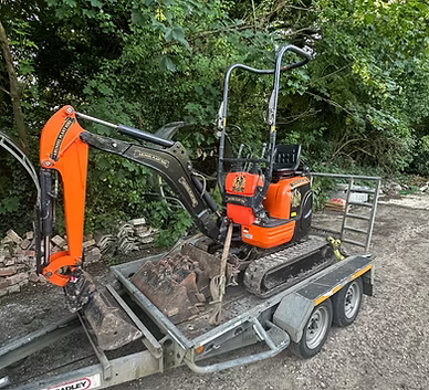 1 Ton Excavator Hire (door way)