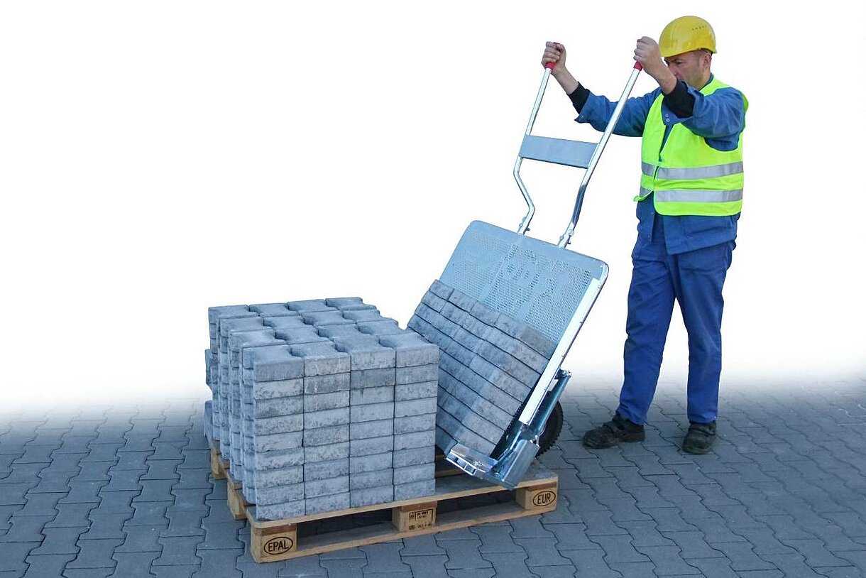 Paving Block Transport Cart