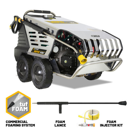 240v Hot Water Stainless Industrial Pressure Washer