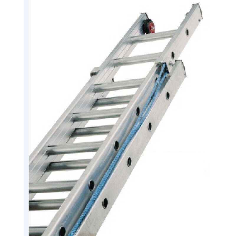 Double 4.94m - 8.84m (16.2 - 29ft) Aluminium Extension Ladder