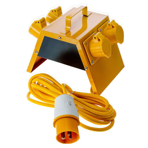 Splitter Box 110v 4 Way 32 Amp