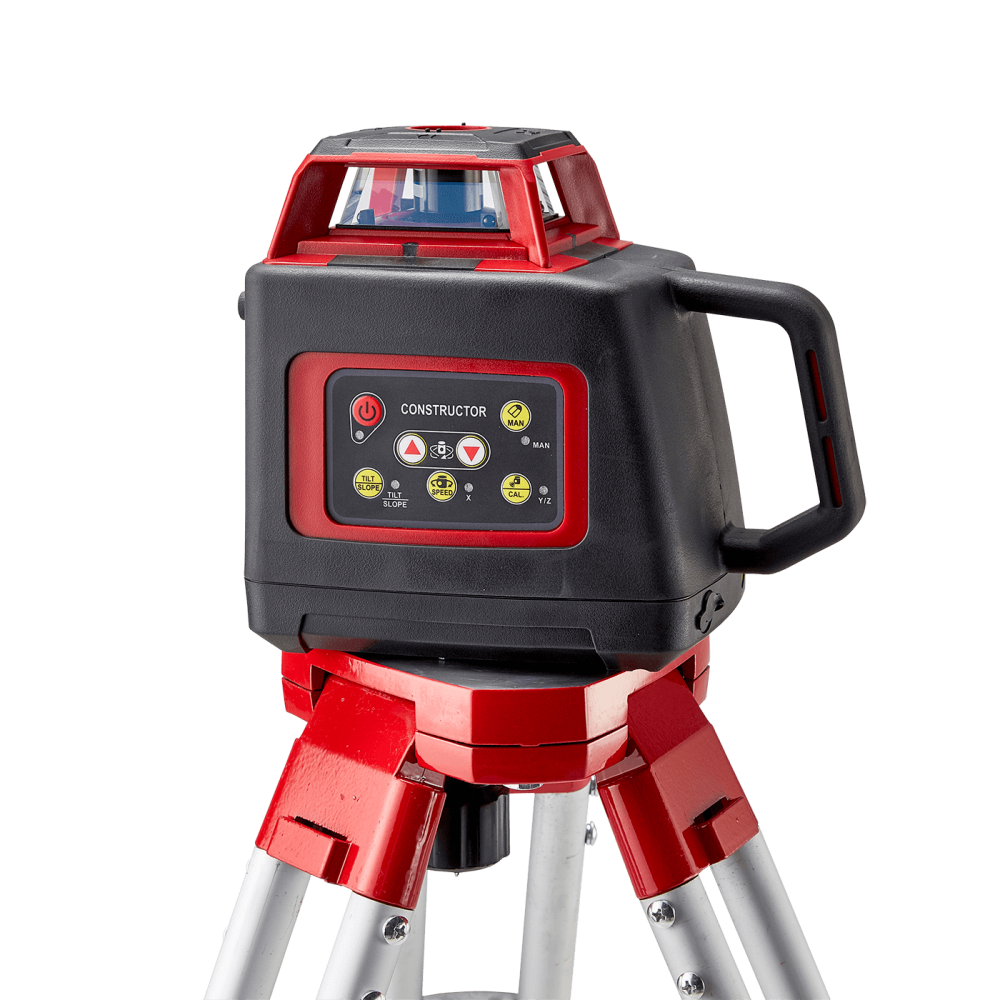 Datum Constructor Laser Level includes staff & tripod