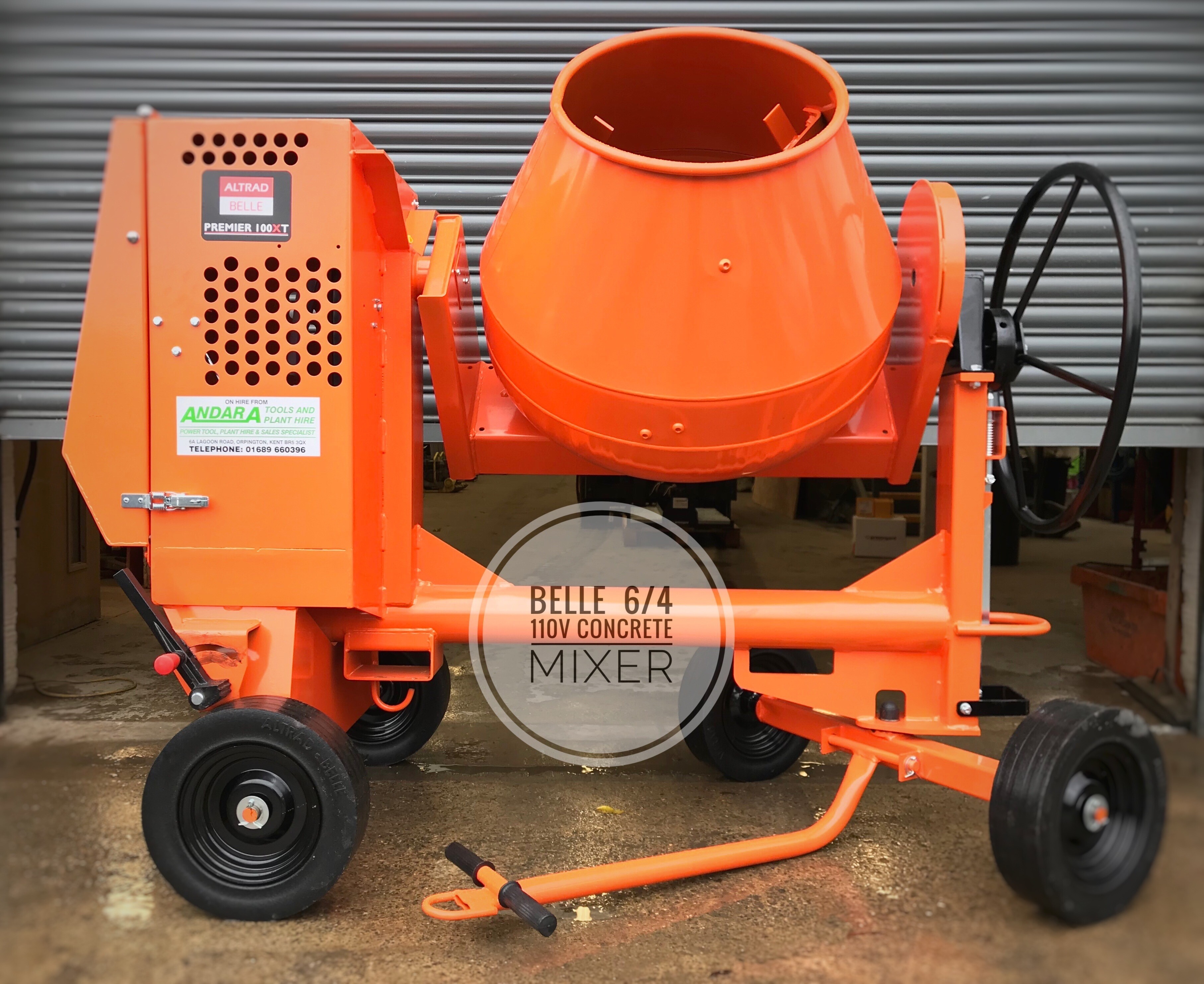 6/4 Electric Concrete Mixer 