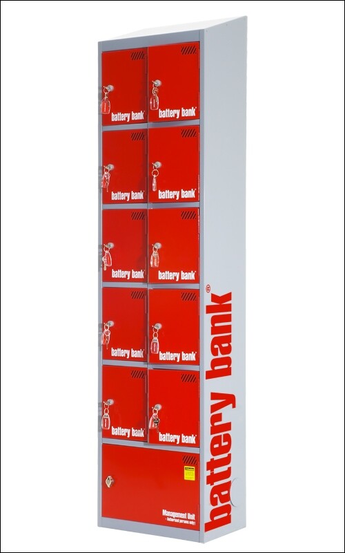 Battery Bank - Charging Station - Charging Locker - Power Tool Locker - 11 Door