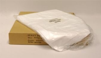 White Bin Liners Pack of 100 £3.45