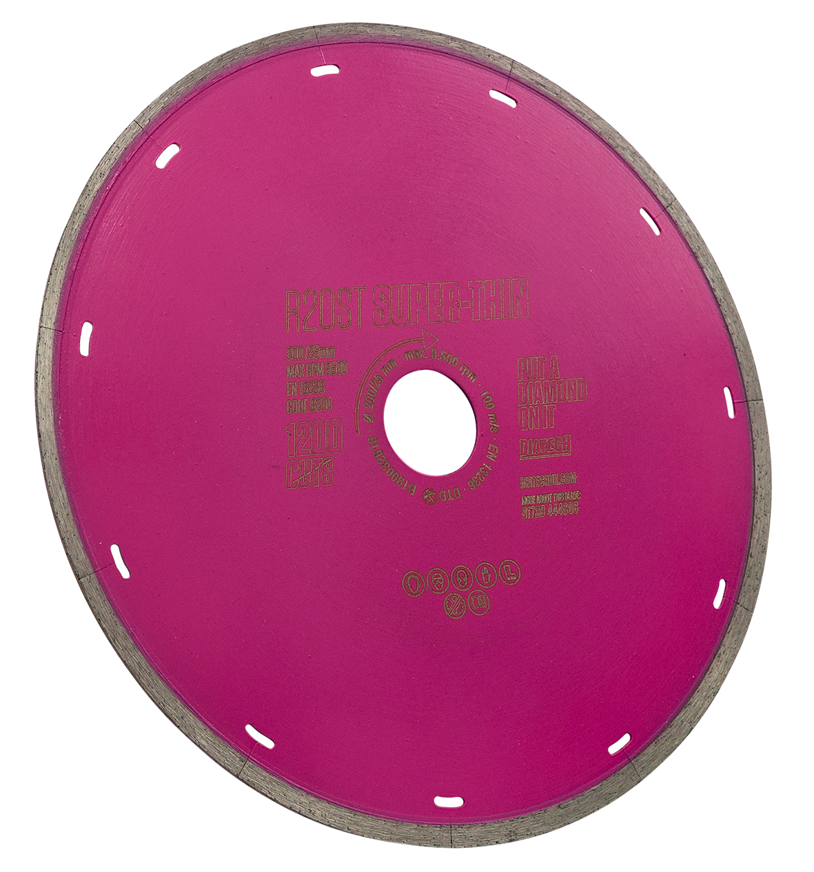 R20ST Hard Porcelain Materials Diamond Blade 230/22