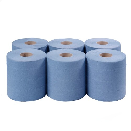 Centre Feed Towels Pack of 6 Rolls