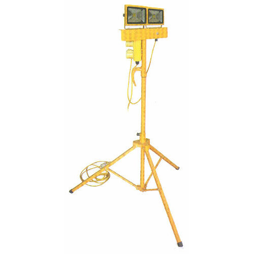 LED Floodlight Tripod 2 X 30 Watt C/W Sockets 110v