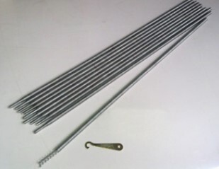 Spring Drain Rods Set C/W Worm