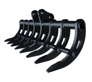 Rake Bucket Attachment - for 3T Digger